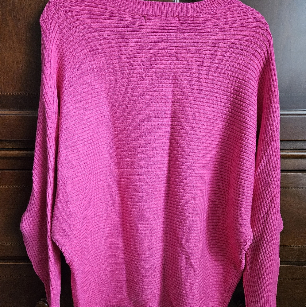 Pink Ribbed Sweater - Picture 2 of 2
